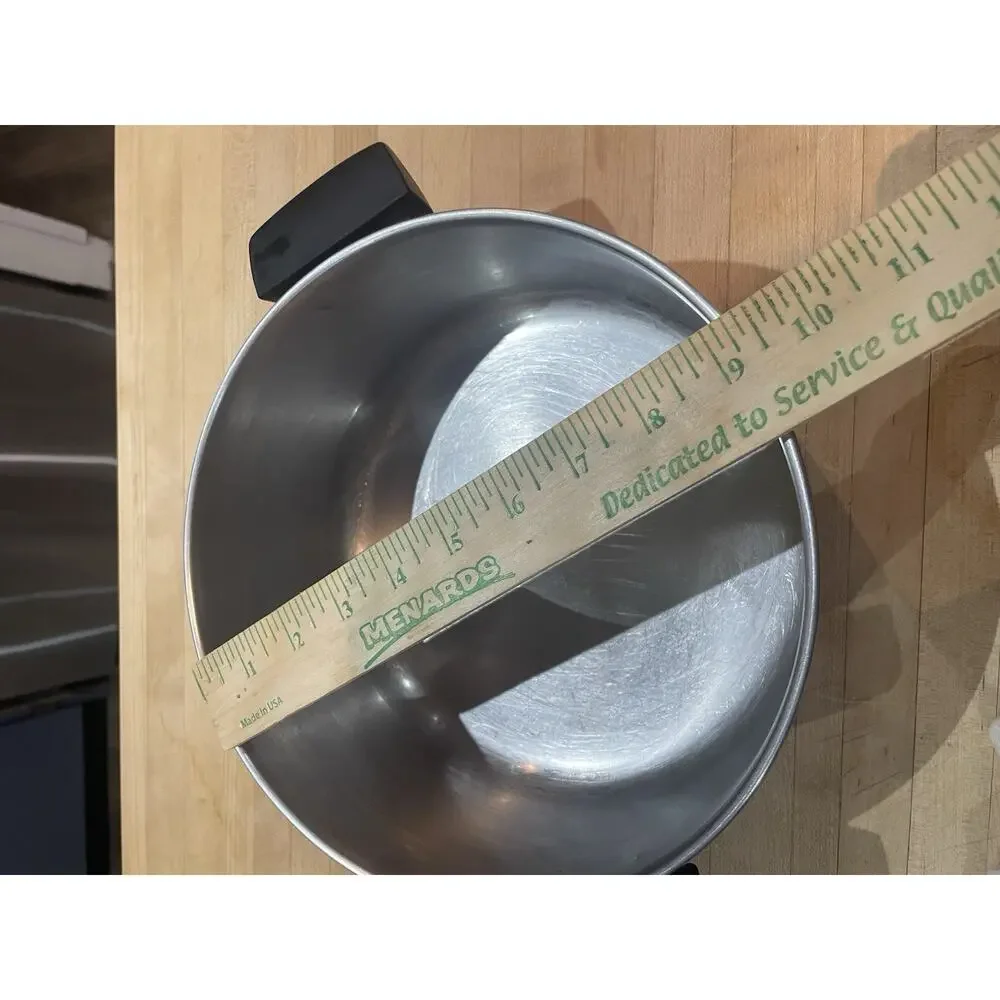 VTG - Revere Ware 1801 6 Qt. -86 Copper Bottom Stock Pot - No Lid
